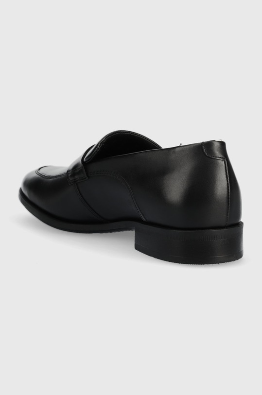 Boty Kožené mokasíny BOSS Colby 50487115.001 černá