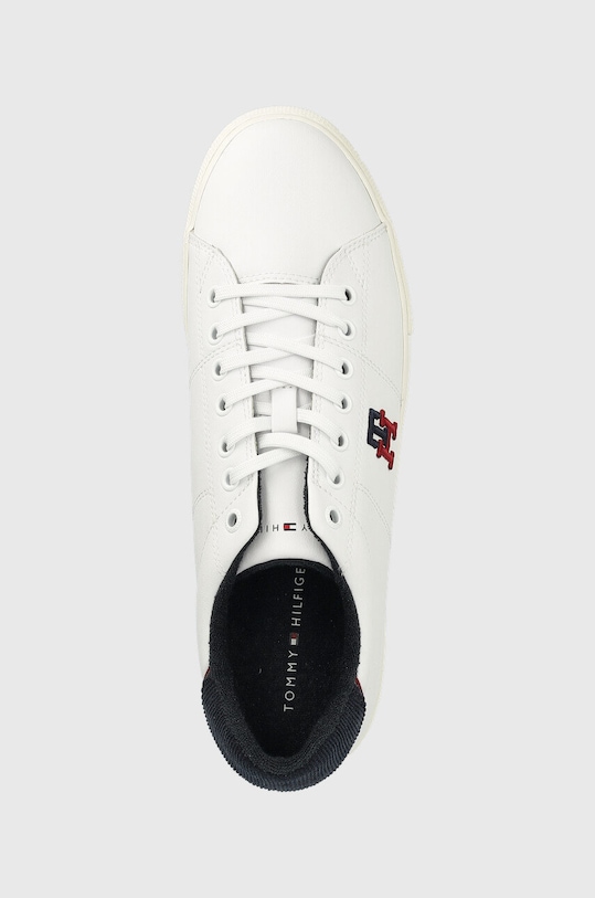 Superge Tommy Hilfiger Fm0fm04350 Core Vulc Varsity Monogram bela FM0FM04350