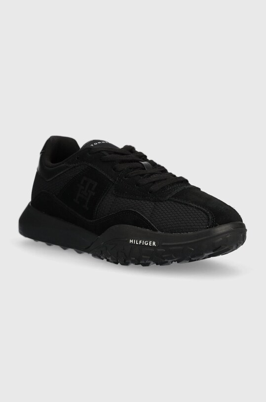 Sneakers boty Tommy Hilfiger RETRO MODERN RUNNER MIX FM0FM04363 černá SS23