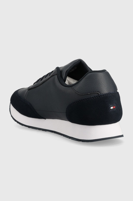 Boty Kožené tenisky Tommy Hilfiger FM0FM04397 CORE EVA RUNNER CORPORATE LEA FM0FM04397 námořnická modř