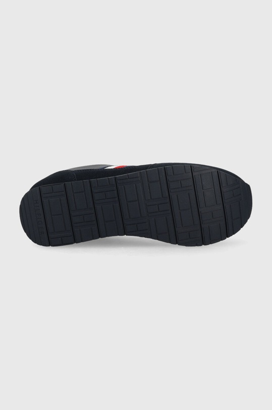 Kožené tenisky Tommy Hilfiger FM0FM04397 CORE EVA RUNNER CORPORATE LEA FM0FM04397 námořnická modř