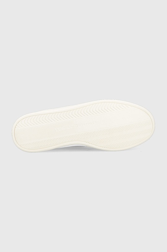 Tommy Hilfiger sneakersy skórzane FM0FM04358 ELEVATED CUPSOLE LEATHER MIX FM0FM04358 szary