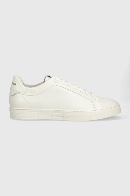Kožené tenisky Emporio Armani X4X598 XF662 00894 nízký bílá X4X598.XF662.00894