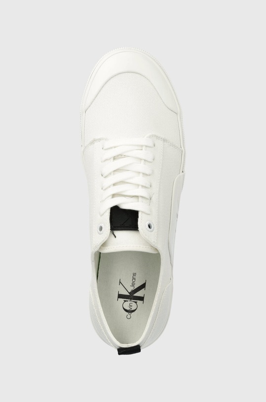 Calvin Klein Jeans tenisówki SKATER VULC LOW LACEUP BADGE biały YM0YM00598