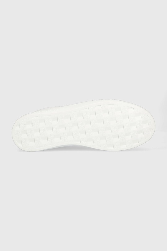 Calvin Klein Jeans sneakersy skórzane CLASSIC CUPSOLE FLUO CONTRAST YM0YM00603 biały