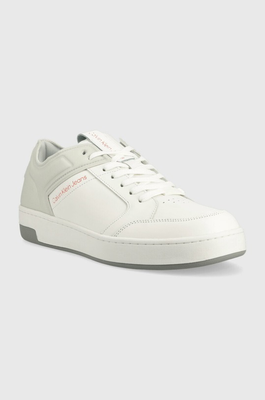 Tenisice Calvin Klein Jeans BASKET CUPSOLE HIGH/LOW FREQ YM0YM00611 bijela SS23