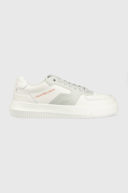 Tenisice Calvin Klein Jeans CHUNKY CUPSOLE HIGH/LOW FREQ Planet friendly bijela YM0YM00613
