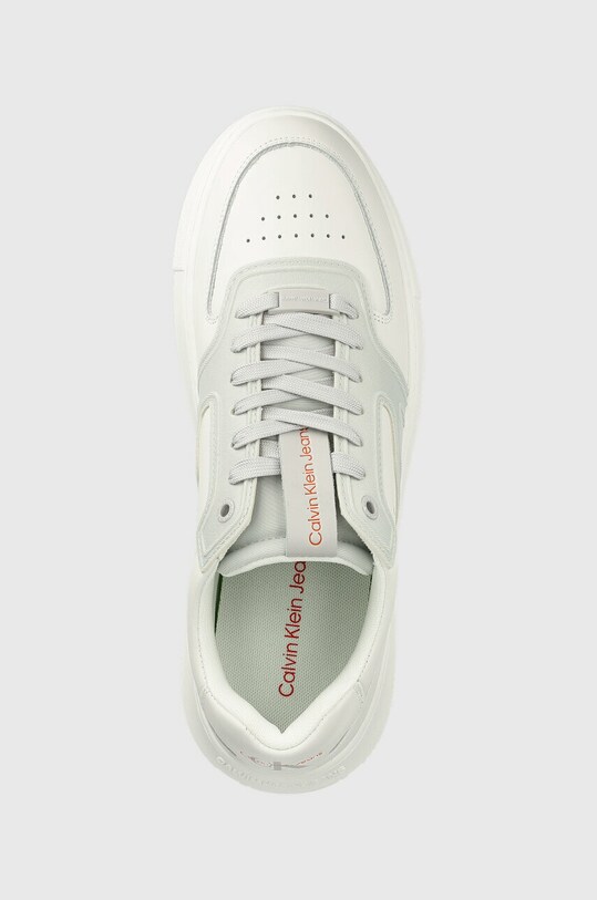 Calvin Klein Jeans sneakersy CHUNKY CUPSOLE HIGH/LOW FREQ biały YM0YM00613