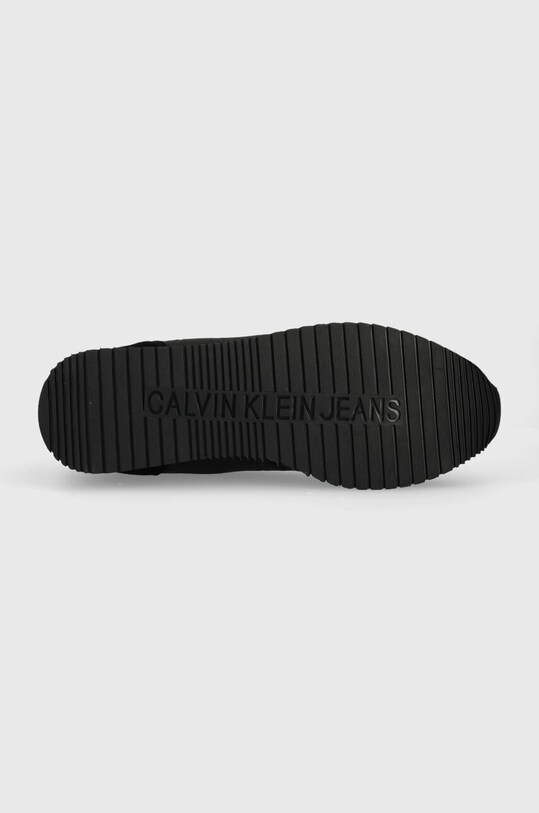 Sneakers boty Calvin Klein Jeans RETRO RUNNER WINGTIP MIX YM0YM00620 černá