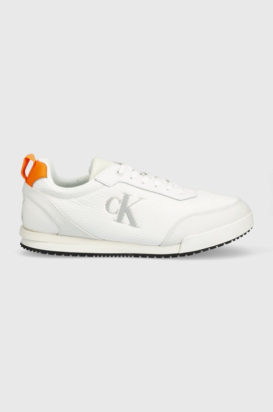 Calvin Klein Jeans sneakersy LOW PROFILE OVERSIZED MESH syntetyczny biały YM0YM00623
