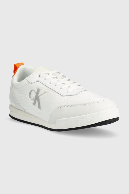 Calvin Klein Jeans sneakersy LOW PROFILE OVERSIZED MESH YM0YM00623 biały SS23