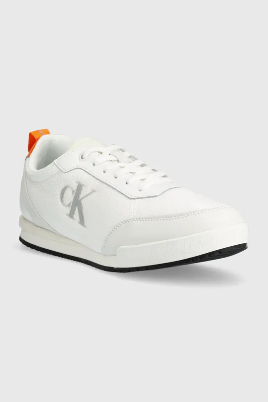 Tenisky Calvin Klein Jeans LOW PROFILE OVERSIZED MESH YM0YM00623 bílá SS23