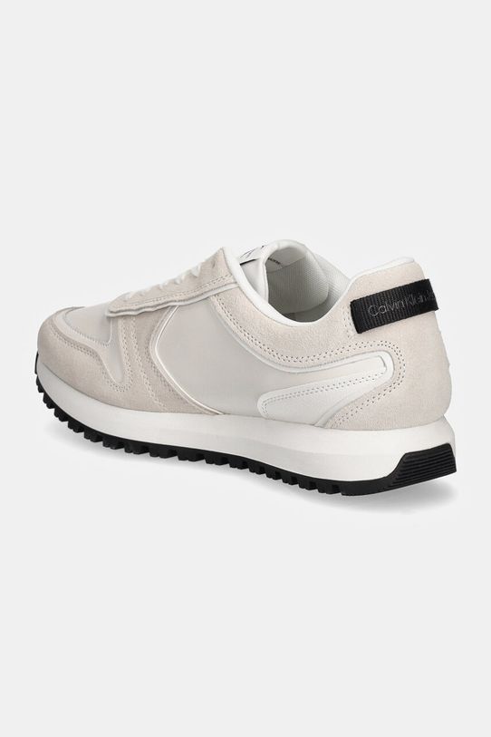 Obuv Kožené tenisky Calvin Klein Jeans TOOTHY RUNNER IRREGULAR LINES YM0YM00624 biela