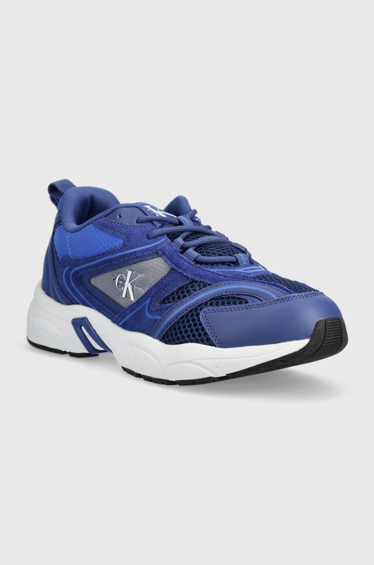 Calvin Klein Jeans sneakersy RETRO TENNIS OVERSIZED MESH YM0YM00636 niebieski SS23