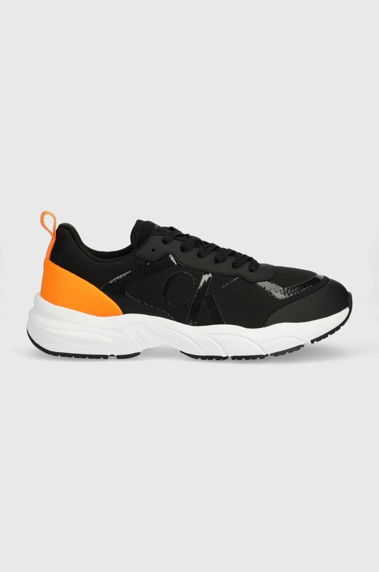 Маратонки Calvin Klein Jeans RETRO TENNIS MESH изкуствена кожа черен YM0YM00638