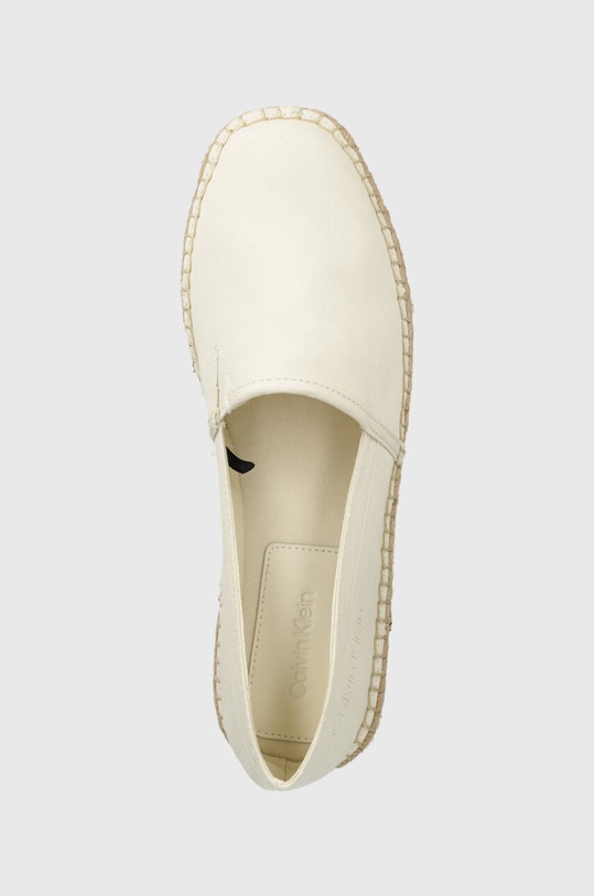 Calvin Klein espadryle ESPADRILLE CV beżowy HM0HM00539