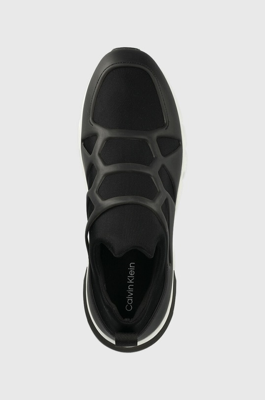 Calvin Klein sneakersy LOW TOP LACE UP CAGE czarny HM0HM00913