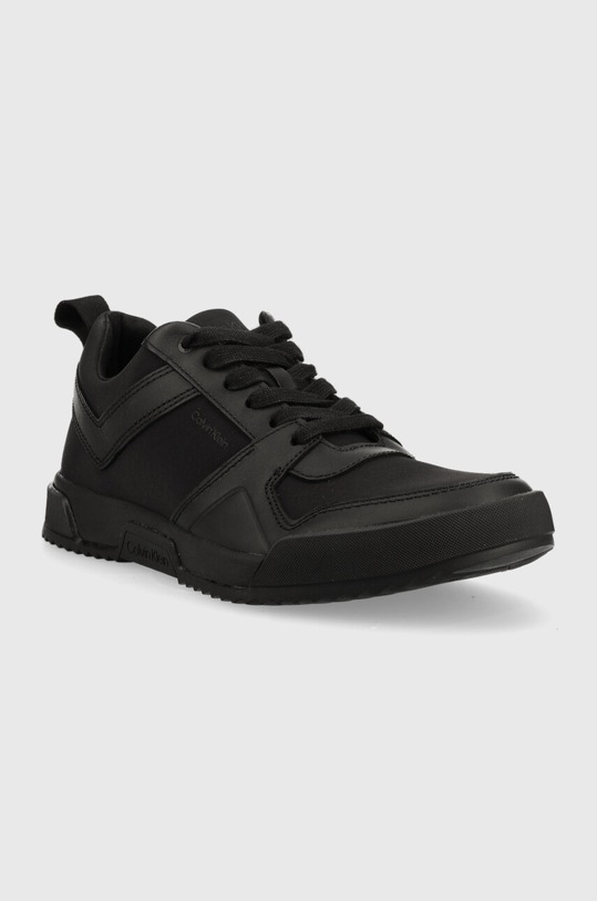 Calvin Klein sneakersy LOW TOP LACE UP MIX HM0HM00916 czarny SS23