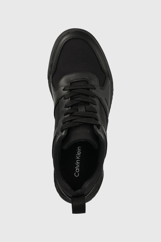 Calvin Klein sneakersy LOW TOP LACE UP MIX czarny HM0HM00916