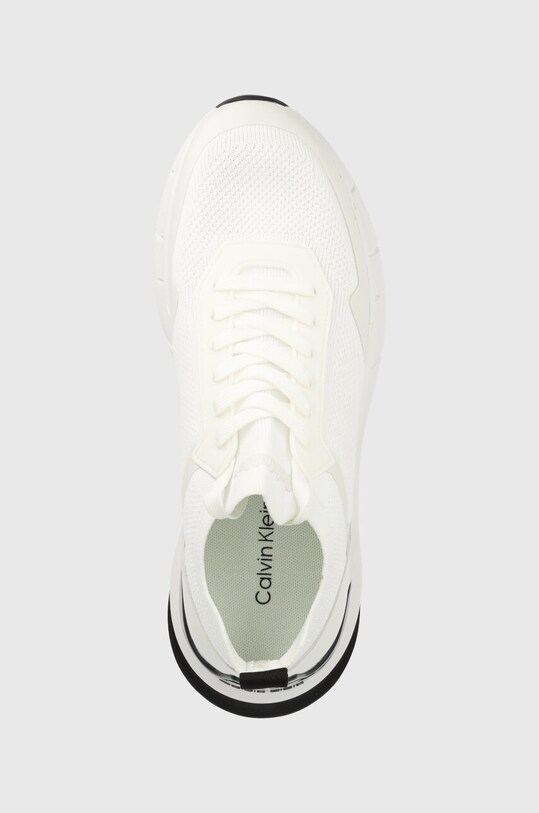 Calvin Klein sneakersy LOW TOP LACE UP MIX biały HM0HM00918
