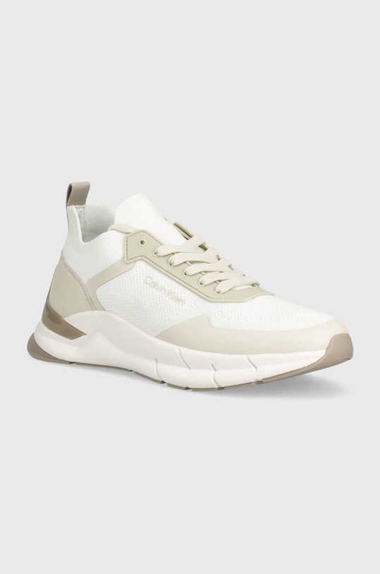 Αθλητικά Calvin Klein LOW TOP LACE UP MIX LOW TOP LACE UP MIX Planet friendly λευκό HM0HM00918