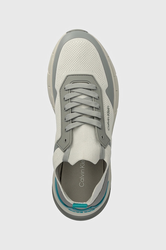 Calvin Klein sneakersy LOW TOP LACE UP MIX szary HM0HM00918
