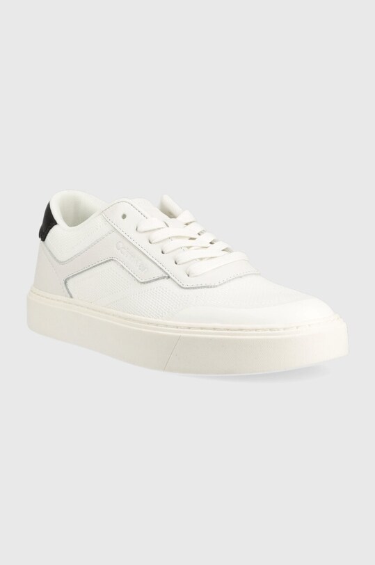 Tenisky Calvin Klein LOW TOP LACE UP KNIT HM0HM00922 biela SS23