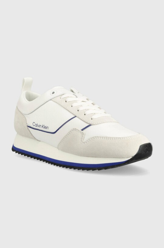 Αθλητικά Calvin Klein LOW TOP LACE UP MIX HM0HM00985 λευκό SS23