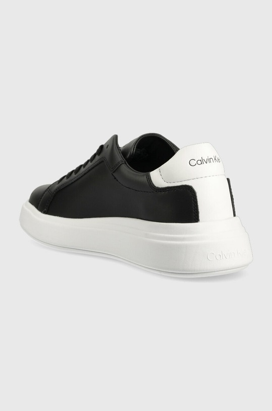 Παπούτσια Δερμάτινα αθλητικά παπούτσια Calvin Klein LOW TOP LACE UP LTH HM0HM01016 μαύρο