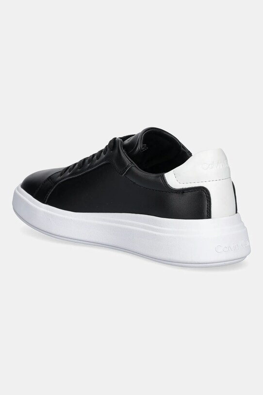 Obuwie Calvin Klein sneakersy skórzane LOW TOP LACE UP LTH HM0HM01016 czarny