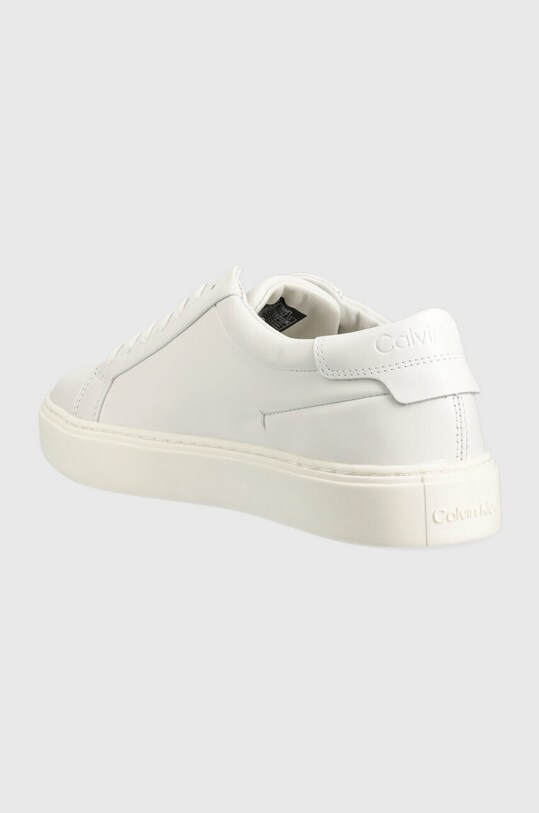 Взуття Шкіряні кросівки Calvin Klein LOW TOP LACE UP LTH SM HM0HM01018 білий
