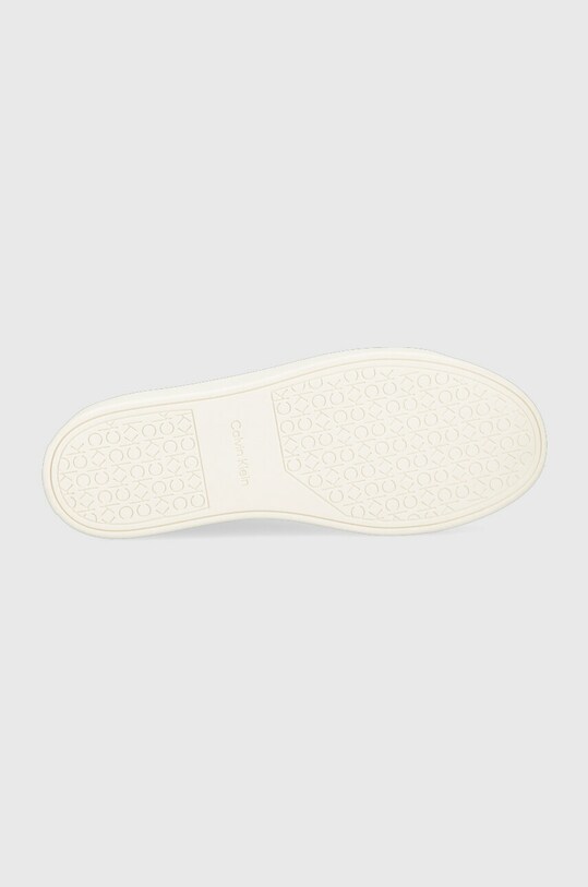 Шкіряні кросівки Calvin Klein LOW TOP LACE UP LTH SM HM0HM01018 білий