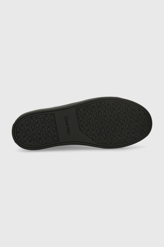 Calvin Klein sneakersy skórzane LOW TOP LACE UP PB HM0HM01019 czarny