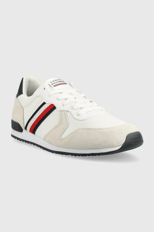 Superge Tommy Hilfiger ICONIC MIX RUNNER FM0FM04733 bela SS23