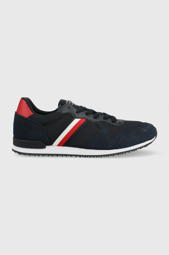 Tenisice Tommy Hilfiger ICONIC MIX RUNNER Planet friendly mornarsko plava FM0FM04733