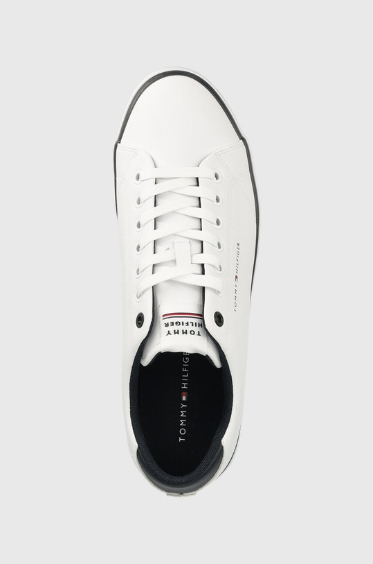 Tommy Hilfiger tenisówki skórzane TH HI VULC CORE LOW LEATHER biały FM0FM04731