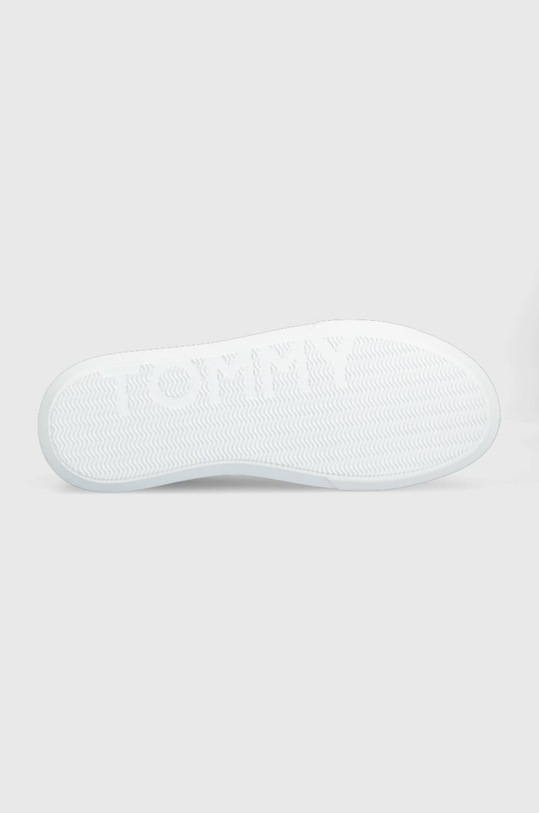Шкіряні кеди Tommy Hilfiger CORPORATE LEATHER CUP STRIPES FM0FM04732 темно-синій