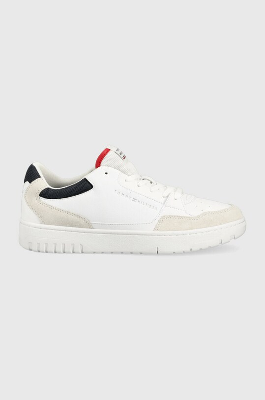 Tommy Hilfiger sneakersy TH BASKET CORE RWB tekstylny biały FM0FM04730