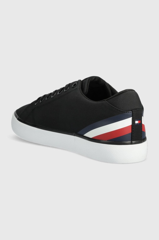 Obuv Tenisky Tommy Hilfiger TH HI VULC CORE LOW STRIPES FM0FM04735 čierna