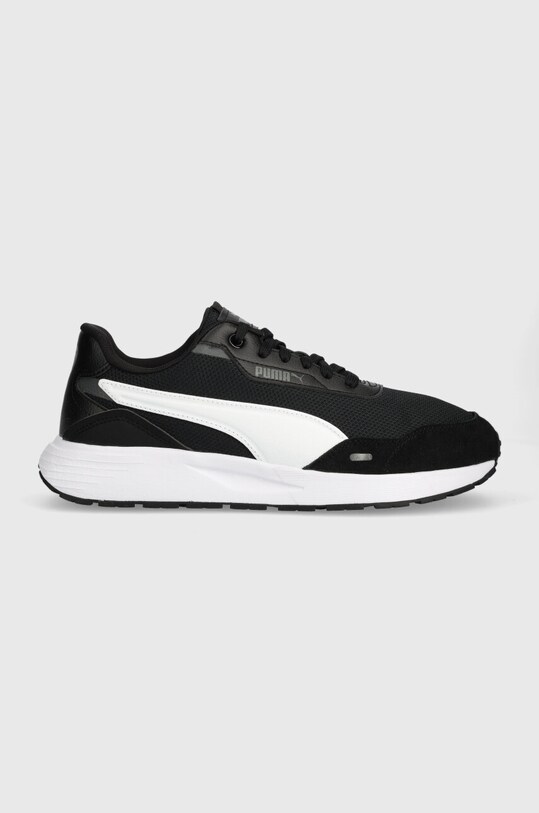 Кроссовки Puma Runtamed имитация натуральной кожи чёрный 389236