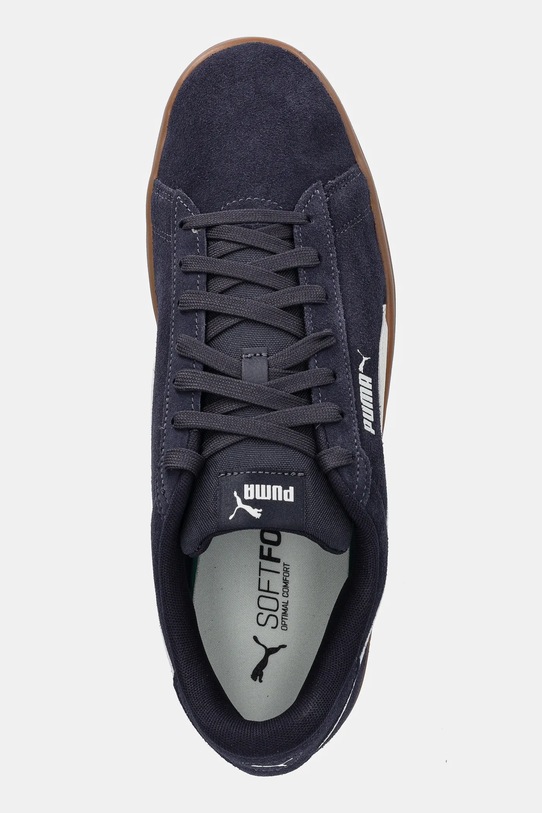 Puma sneakers din piele intoarsă PUMA Smash 3.0 bleumarin 390984