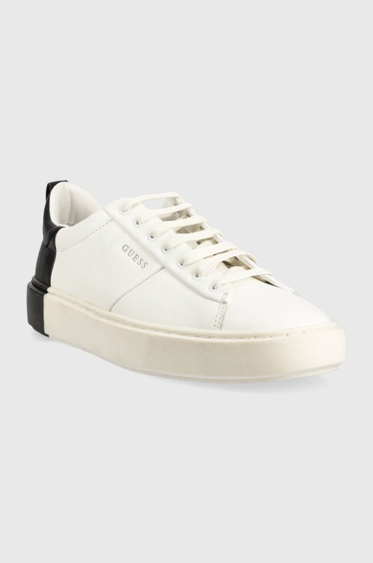 Guess sneakersy New Vice FM5NVI.LEA12.WHBLK biały SS23