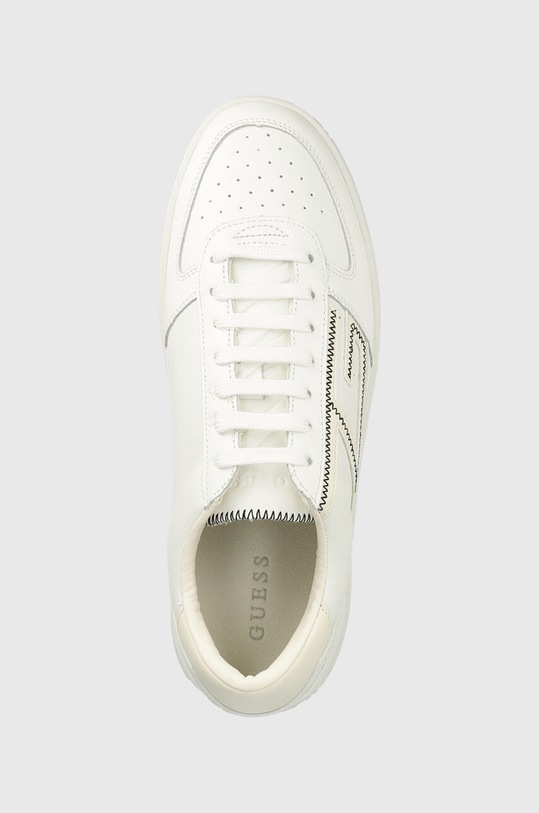 Guess sneakersy skórzane Silea biały FM5SIL.ELE12.WHIWH