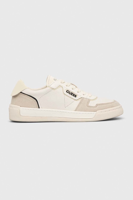 Guess sneakersy STRAVE VINTAGE tekstylny beżowy FM5STV.LEA12.WHIWH