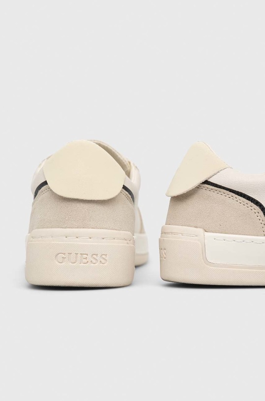 Obuwie Guess sneakersy STRAVE VINTAGE FM5STV.LEA12.WHIWH beżowy