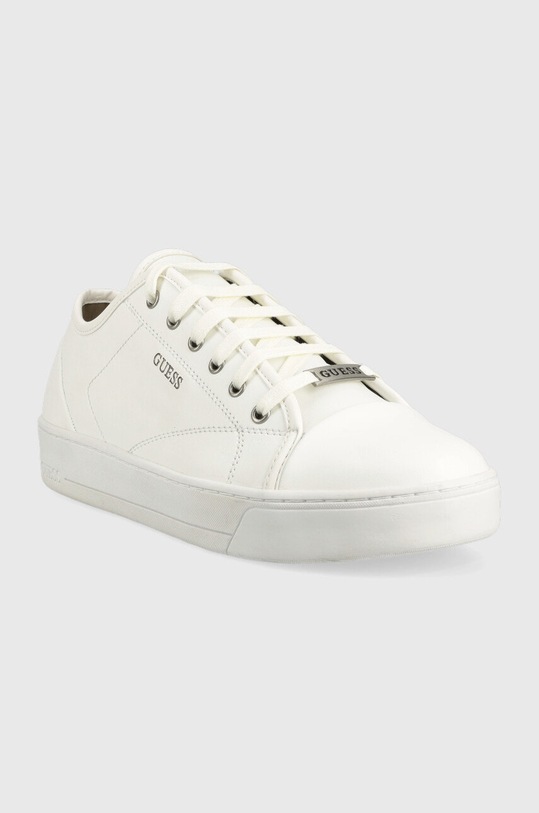 Guess sneakersy skórzane UDINE FM5UDI.LEA12.WHITE biały SS23