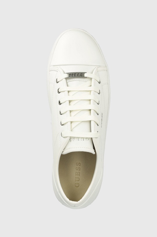 Guess sneakersy skórzane UDINE biały FM5UDI.LEA12.WHITE