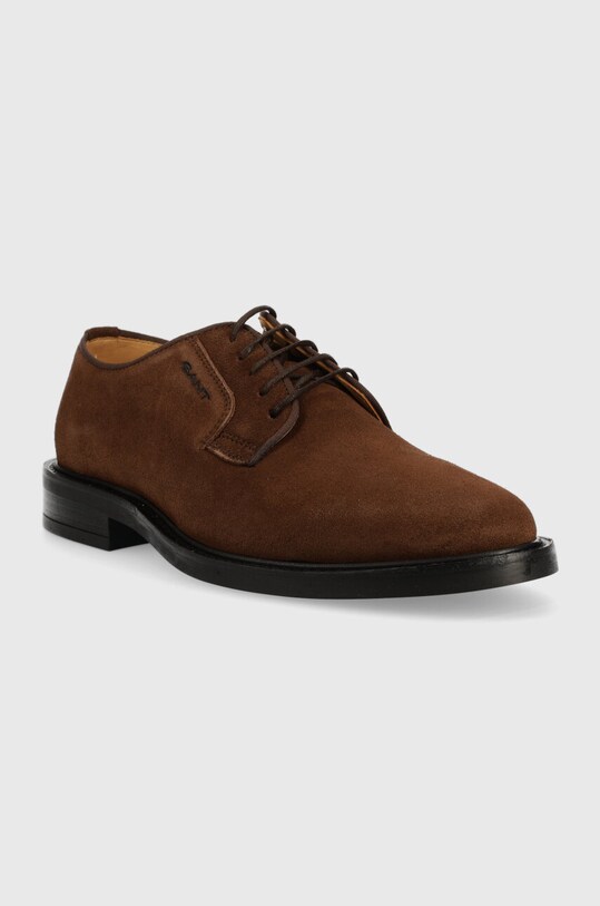 Semišové polobotky Gant St Akron 26633817.G46 hnědá SS23