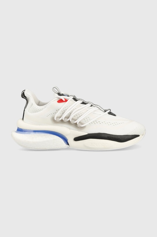 adidas scarpe da corsa AlphaBoost V1 sintetico bianco HP2757