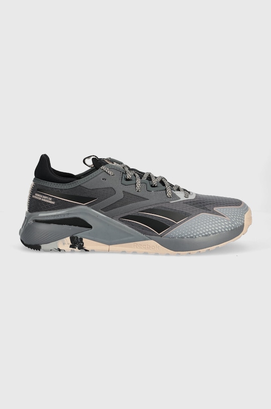 Reebok tornacipő Nano x2 szintetikus szürke IG0070